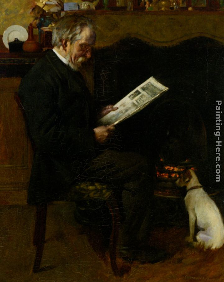 Daily Graphic painting - Charles Spencelayh Daily Graphic art painting